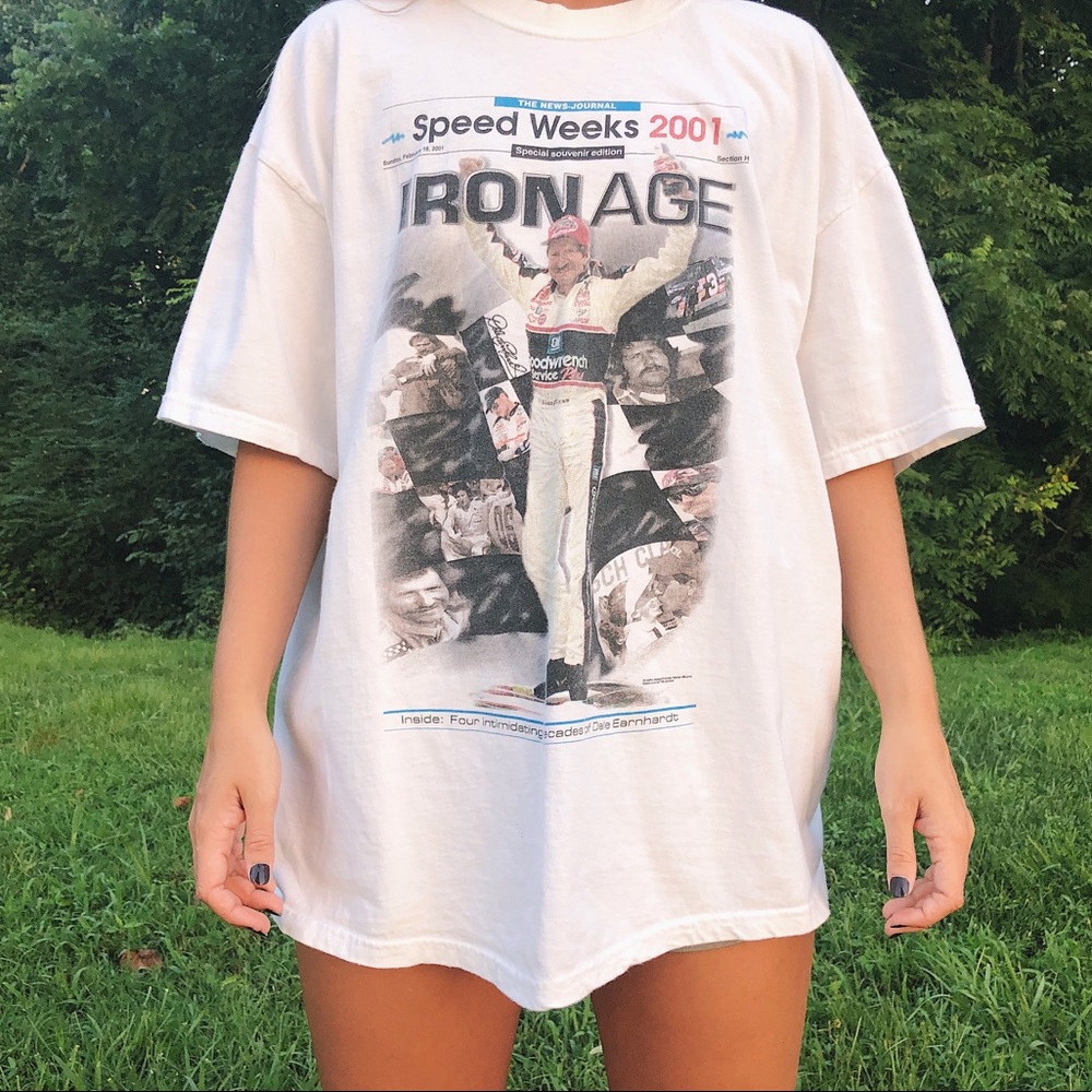 large vintage nascar tee